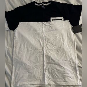 Black and White Men's Shirt